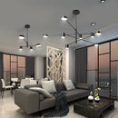 GobekUsa Modern Black Chandelier: Nordic Style Home Lighting