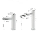 GobekUsa Brass Bathroom Faucet Vessel Sinks Mixer - Swivel Spout Vanity Tap, Chrome Deck Mounted