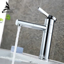 GobekUsa Brass Bathroom Faucet Vessel Sinks Mixer - Swivel Spout Vanity Tap, Chrome Deck Mounted