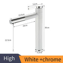 GobekUsa Brass Bathroom Faucet Vessel Sinks Mixer - Swivel Spout Vanity Tap, Chrome Deck Mounted