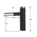 GobekUsa Brass Bathroom Faucet Vessel Sink Mixer - Swivel Spout Deck Mounted Vanity Tap - White/Black Color