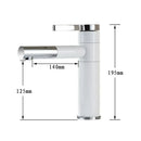 GobekUsa Brass Bathroom Faucet Vessel Sink Mixer - Swivel Spout Deck Mounted Vanity Tap - White/Black Color
