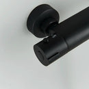 GobekUsa Black/Chrome Brass Thermostatic Shower Set with Wall Mount - Bathroom Accessories