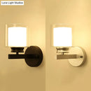 GobekUsa Modern Clear Glass Sconce Lighting - 1 Light Wall Mounted Fixture in Black/Chrome