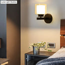 GobekUsa Modern Clear Glass Sconce Lighting - 1 Light Wall Mounted Fixture in Black/Chrome