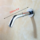 GobekUsa Black Chrome Sensor Bathroom Sink Mixer Tap Faucet – Wall Mount Automatic Touch