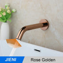 GobekUsa Black Chrome Sensor Bathroom Sink Mixer Tap Faucet – Wall Mount Automatic Touch