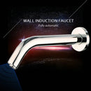 GobekUsa Black Chrome Sensor Bathroom Sink Mixer Tap Faucet – Wall Mount Automatic Touch