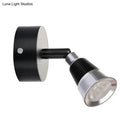 GobekUsa Modern Bell Wall Light: Rotatable Metal LED Sconce in Black/Chrome - With/Without Switch