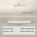 GobekUsa Circle Pendant Chandelier Dimmable LED Lights for Modern Living Room