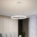 GobekUsa Circle Pendant Chandelier Dimmable LED Lights for Modern Living Room