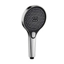 Modern black circular high pressure shower head bathroom three modes by Decorbites
