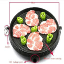 GobekUsa Korean Grill Pan - Non-stick Smokeless BBQ Tray for Indoor/Outdoor Grilling