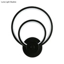 GobekUsa Sleek Acrylic Loop LED Wall Sconce - Stylish Bedroom Light Fixture