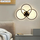 GobekUsa Sleek Acrylic Loop LED Wall Sconce - Stylish Bedroom Light Fixture