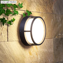 GobekUsa Modern LED Outdoor Wall Sconce in Black Plastic - Stylish & Durable Lighting