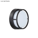 GobekUsa Modern LED Outdoor Wall Sconce in Black Plastic - Stylish & Durable Lighting