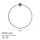 GobekUsa LED Wall Lights for Modern Circle Decor in Bedroom, Living Room, Restaurant