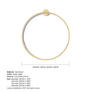 GobekUsa LED Wall Lights for Modern Circle Decor in Bedroom, Living Room, Restaurant