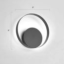 GobekUsa Modern LED Wall Sconce with Nordic Geometric Design in Grey Metal