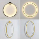 GobekUsa Circular Wall Lamp LED Lighting for Bedroom Living Room Atmosphere