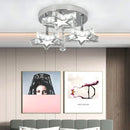 GobekUsa Crystal LED Ceiling Chandelier for Modern Living Room Decor Luxe Lighting Fixtures