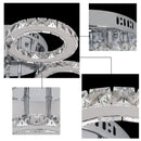 GobekUsa Crystal LED Ceiling Chandelier for Modern Living Room Decor Luxe Lighting Fixtures