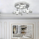 GobekUsa Crystal LED Ceiling Chandelier for Modern Living Room Decor Luxe Lighting Fixtures
