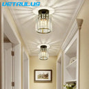 GobekUsa Crystal LED Ceiling Light Chandelier for Bedroom Living Room Dining Room