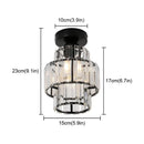 GobekUsa Crystal LED Ceiling Light Chandelier for Bedroom Living Room Dining Room