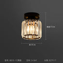 GobekUsa Crystal LED Ceiling Light Chandelier for Bedroom Living Room Dining Room
