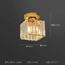 GobekUsa Crystal LED Ceiling Light Chandelier for Bedroom Living Room Dining Room