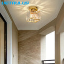 GobekUsa Crystal LED Ceiling Light Chandelier for Bedroom Living Room Dining Room