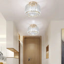 GobekUsa Crystal LED Ceiling Light Chandelier for Bedroom Living Room Dining Room