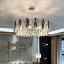 GobekUsa Diamond Crystal Chandelier Pendant Lamp LED Lighting for Elegant Living Room