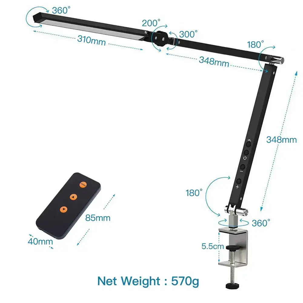 GobekUsa Clip LED Desk Lamp with Touch Dimmer for Office and Reading, photo 6 of 18