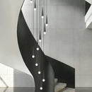 GobekUsa Crystal LED Chandelier: Luxury Pendant Light, Staircase Suspension Luminaire, Indoor Hanging Lamps