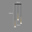 GobekUsa Crystal LED Chandelier: Luxury Pendant Light, Staircase Suspension Luminaire, Indoor Hanging Lamps