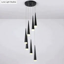 GobekUsa Novelty LED Pendant Lamp dimmable Lights Kitchen Island Dining Room Shop Bar Counter Decoration Cylinder Pipe Pendant Lights