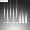 GobekUsa Novelty LED Pendant Lamp dimmable Lights Kitchen Island Dining Room Shop Bar Counter Decoration Cylinder Pipe Pendant Lights