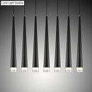 GobekUsa Novelty LED Pendant Lamp dimmable Lights Kitchen Island Dining Room Shop Bar Counter Decoration Cylinder Pipe Pendant Lights