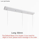 GobekUsa Novelty LED Pendant Lamp dimmable Lights Kitchen Island Dining Room Shop Bar Counter Decoration Cylinder Pipe Pendant Lights
