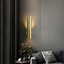 GobekUsa Black Copper Luxe Wall Lamp - Nordic Retro Style for Living Room, Staircase, and Aisle