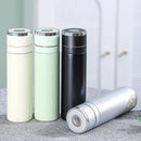 Modern black & cream 400ml stainless steel tumbler kitchen travel cup by Decorbites