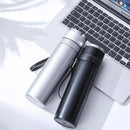 Modern black & cream 400ml stainless steel tumbler kitchen travel cup by Decorbites