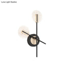 GobekUsa Modern LED Black Rounded Wall Sconce Lighting in Warm/White Light