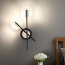 GobekUsa Modern LED Black Rounded Wall Sconce Lighting in Warm/White Light