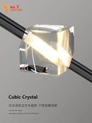 GobekUsa Crystal Bedroom Pendant Lights LED Modern Minimalist Indoor Lighting
