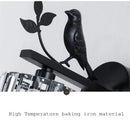 GobekUsa Crystal Bird Wall Lamp: Modern Luxury for Living Room, Bedroom, and Corridor