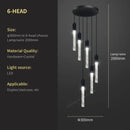 GobekUsa Crystal Bubble Chandelier Pendant Light - Modern Staircase Hanging Fixture